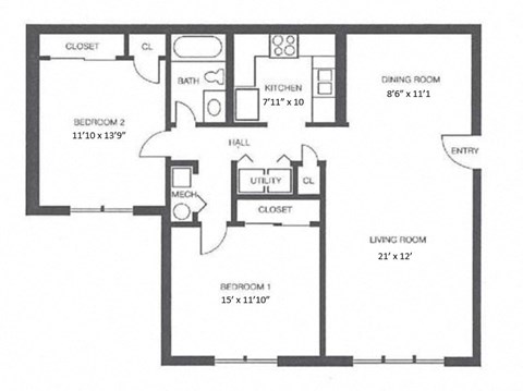 206 Rosegate Place 2 Beds Apartment for Rent - Photo Gallery 29